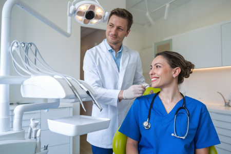 dentiste-patient-fauteuil-cabinet-moderne