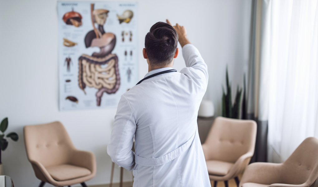 medecin-blouse-blanche-affiche-mur