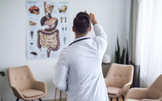 medecin-blouse-blanche-affiche-mur