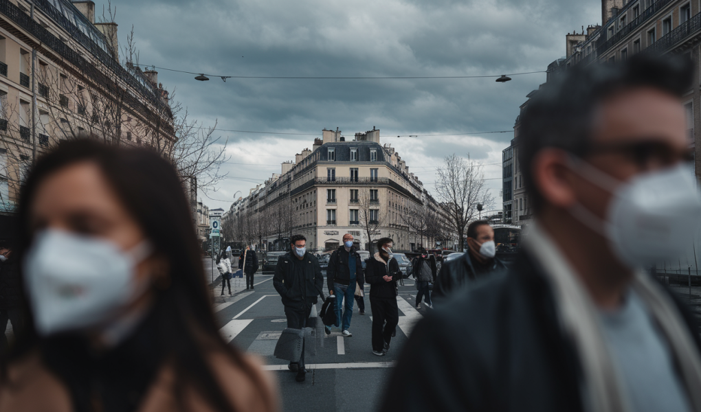 rue-francaise-pietons-masques-batiments