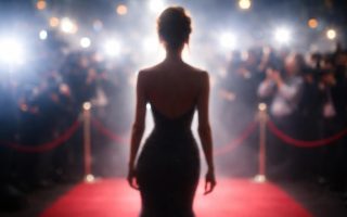 silhouette-celebrite-tapis-rouge-projecteurs