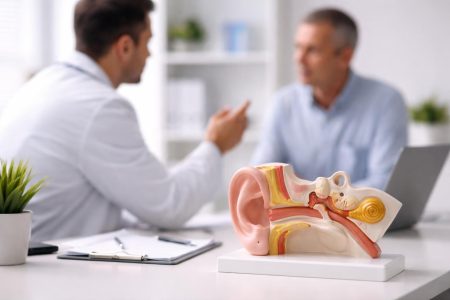 medecin-blouse-modele-oreille-patient