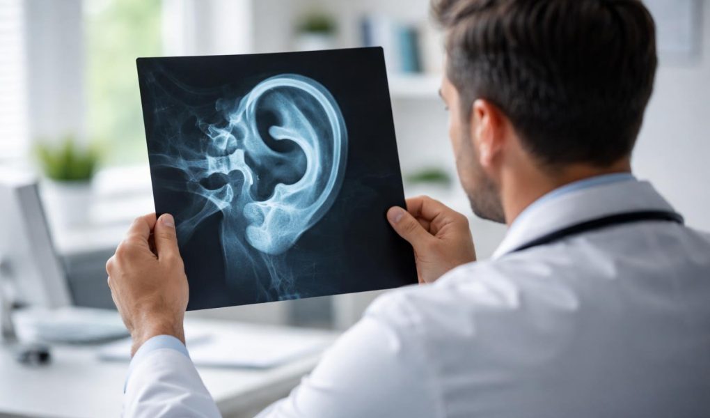 medecin-radiographie-oreille-cabinet-medicinal
