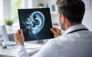 medecin-radiographie-oreille-cabinet-medicinal