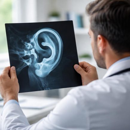 medecin-radiographie-oreille-cabinet-medicinal