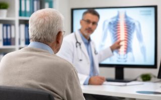 senior-medecin-ecran-colonne-vertebrale