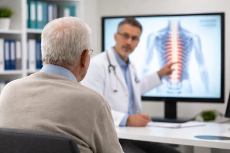 senior-medecin-ecran-colonne-vertebrale