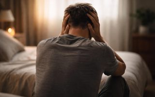 personne-dos-tete-mains-lumiere-tamisee