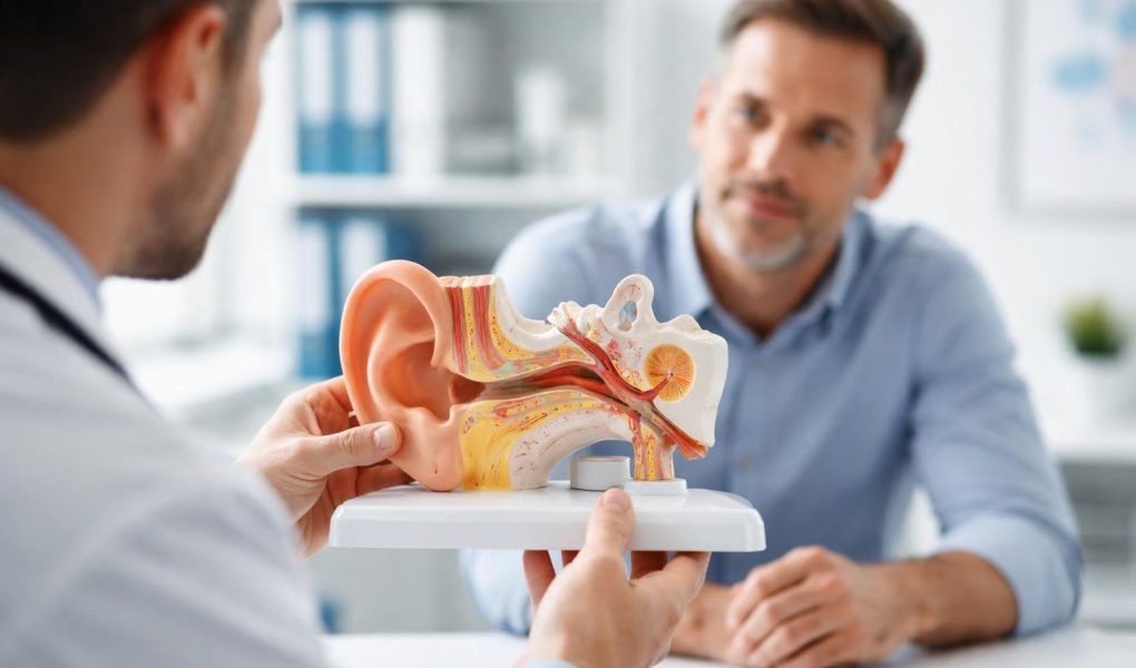 medecin-maquette-oreille-cabinet-medical