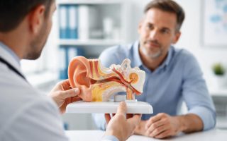 medecin-maquette-oreille-cabinet-medical